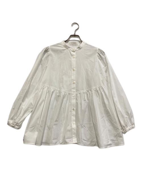 rrrrrrrrr（ナインアール）rrrrrrrrr (ナインアール) イベントフレアフィットブラウス ホワイト サイズ:Mの古着・服飾アイテム