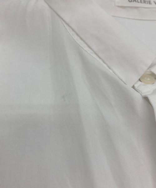 GALERIE VIE（ギャルリーヴィー）GALERIE VIE (ギャルリーヴィー) セルロースブロードロングシャツ ホワイト サイズ:36の古着・服飾アイテム