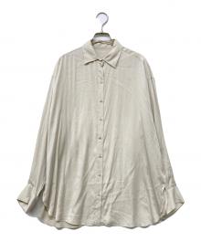 BABYLONE（バビロン）の古着「ウォッシャブルシルクシャツ」｜ベージュ