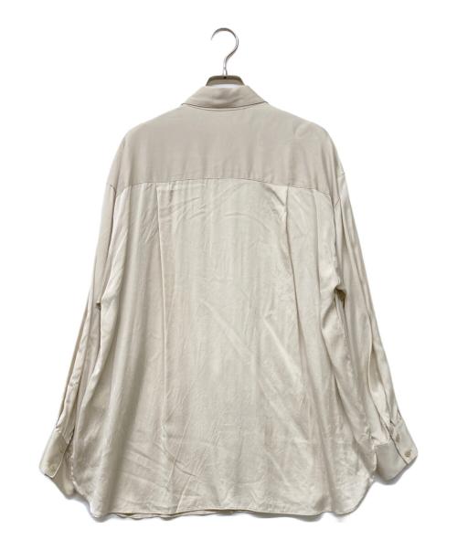 BABYLONE（バビロン）BABYLONE (バビロン) ウォッシャブルシルクシャツ ベージュ サイズ:Fの古着・服飾アイテム