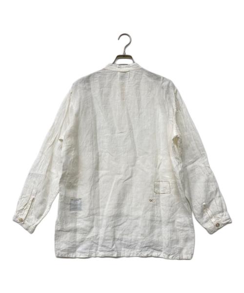 45R（フォーティファイブ・アール）45R (フォーティファイブ・アール) インドリネンの908イージーシャツ ホワイト サイズ:FREEの古着・服飾アイテム