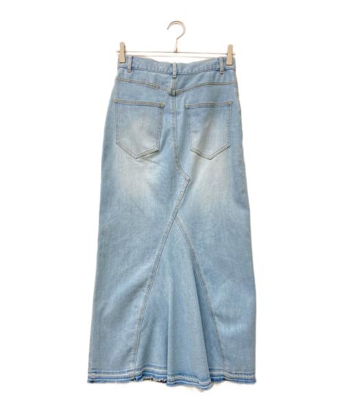 FRAMeWORK（フレームワーク）FRAMeWORK (フレームワーク) ストレッチデニム切り替えタイトスカート インディゴ サイズ:38の古着・服飾アイテム