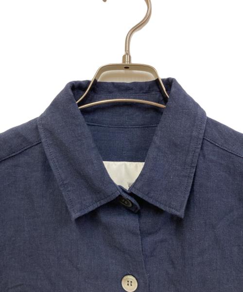 Whim Gazette（ウィムガゼット）Whim Gazette (ウィムガゼット) リネンシャツ ネイビー サイズ:SIZE Freeの古着・服飾アイテム