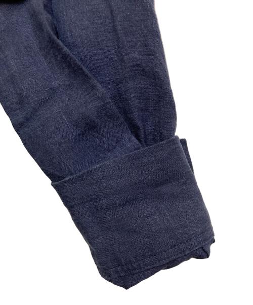 Whim Gazette（ウィムガゼット）Whim Gazette (ウィムガゼット) リネンシャツ ネイビー サイズ:SIZE Freeの古着・服飾アイテム