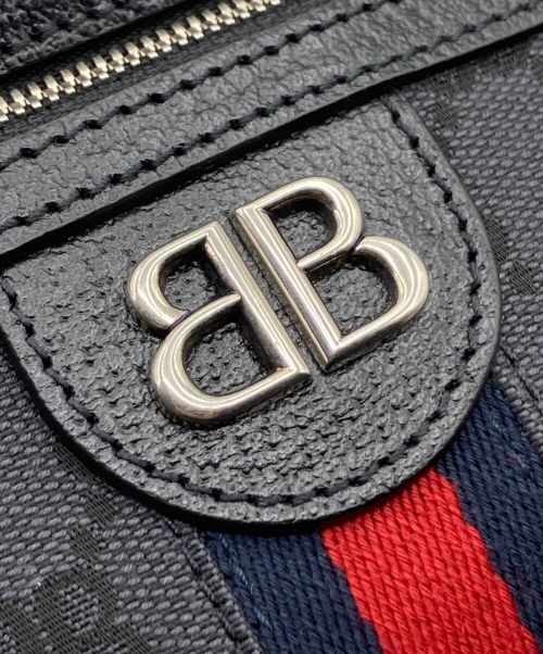 BALENCIAGA（バレンシアガ）BALENCIAGA (バレンシアガ) GUCCI (グッチ) ザ ハッカープロジェクト カメラバッグ ブラックの古着・服飾アイテム