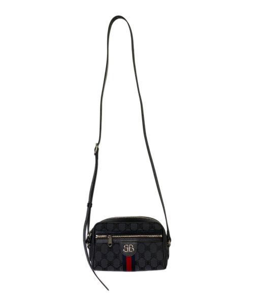 BALENCIAGA（バレンシアガ）BALENCIAGA (バレンシアガ) GUCCI (グッチ) ザ ハッカープロジェクト カメラバッグ ブラックの古着・服飾アイテム