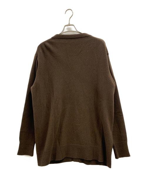 GROUND Y（グラウンドワイ）GROUND Y (グラウンドワイ) GROUND Y　オーバーサイズカーディガン ブラウン サイズ:3の古着・服飾アイテム