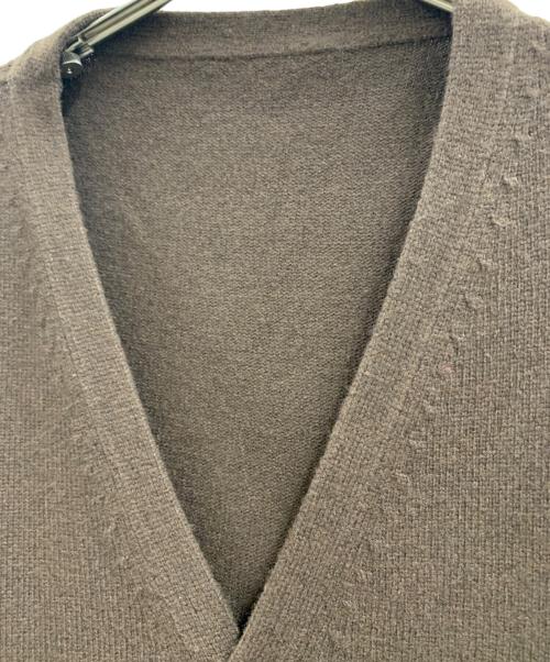 GROUND Y（グラウンドワイ）GROUND Y (グラウンドワイ) GROUND Y　オーバーサイズカーディガン ブラウン サイズ:3の古着・服飾アイテム