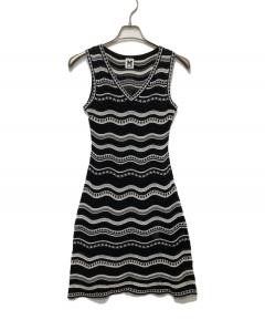 中古・古着通販】missoni (ミッソーニ) ノースリーブニットワンピース