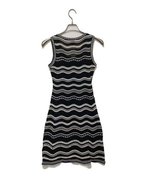 missoni（ミッソーニ）missoni (ミッソーニ) ニットワンピース ブラック サイズ:38の古着・服飾アイテム