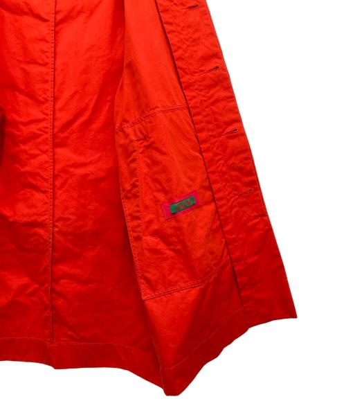 CASEY CASEY（ケーシーケーシー）CASEY CASEY (ケーシーケーシー) Wax Cotton Rotherdam Parka レッド サイズ:Sの古着・服飾アイテム