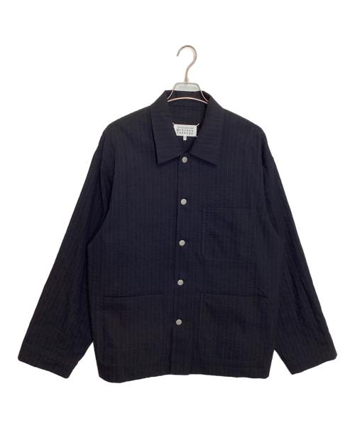Maison Margiela（メゾンマルジェラ）Maison Margiela (メゾンマルジェラ) Indigo Herringbone Jacket ネイビー サイズ:44の古着・服飾アイテム