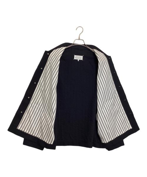 Maison Margiela（メゾンマルジェラ）Maison Margiela (メゾンマルジェラ) Indigo Herringbone Jacket ネイビー サイズ:44の古着・服飾アイテム