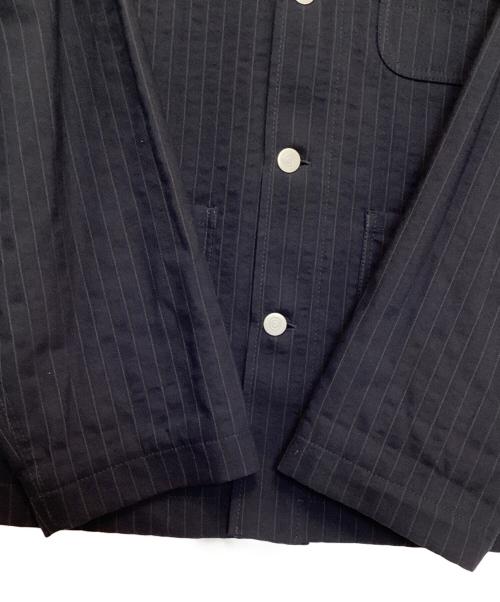 Maison Margiela（メゾンマルジェラ）Maison Margiela (メゾンマルジェラ) Indigo Herringbone Jacket ネイビー サイズ:44の古着・服飾アイテム