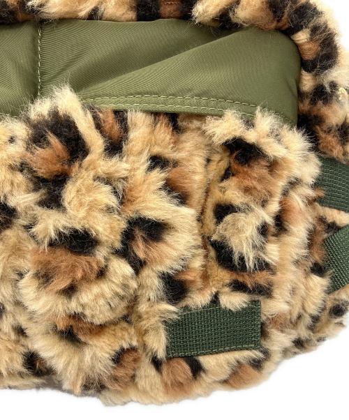 sacai（サカイ）sacai (サカイ) PORTER (ポーター) LEOPARD FAUX FUR WAIST BAG 別注レオパード柄 ウエストバッグ ブラウン×オリーブの古着・服飾アイテム