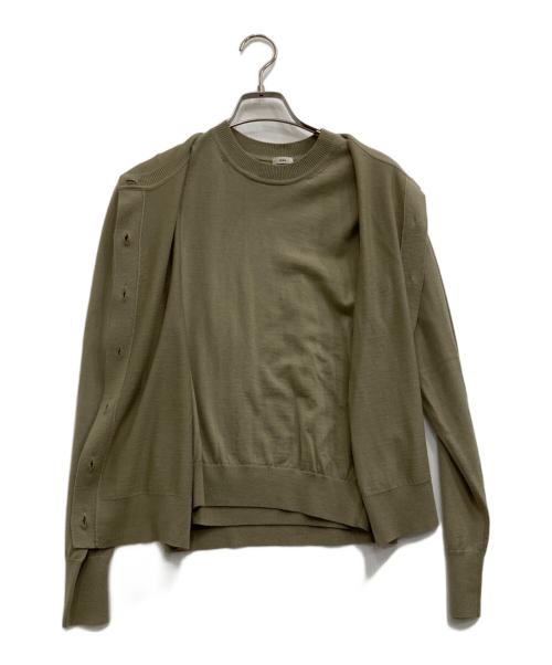 IENA（イエナ）IENA (イエナ) les maillesWashable アンサンブル オリーブ サイズ:Fの古着・服飾アイテム