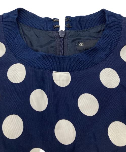 martinique（マルティニーク）martinique (マルティニーク) ドットワンピース ネイビー サイズ:FREEの古着・服飾アイテム