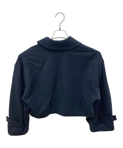 CLANE（クラネ）CLANE (クラネ) BULKY SLEEVE CROPPED JACKET ブラック サイズ:1の古着・服飾アイテム