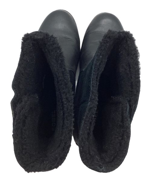 SOREL（ソレル）SOREL (ソレル) エミリーフォルドオーバー ミドルブーツ ブラック サイズ:23.5の古着・服飾アイテム