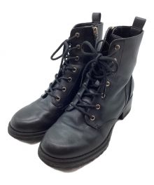 COLE HAAN（コールハーン）の古着「カメア ウォータープルーフ コンバット ブーツ」｜ブラック