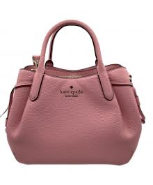 Kate Spade（ケイトスペード）の古着「ダンプリング スモール サッチェル」｜ピンク