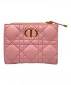 Christian Diorクリスチャン ディオール）の古着「Dior Caro ダリアウォレット」｜ピンク