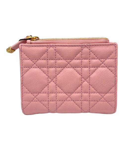Christian Dior（クリスチャン ディオール）Christian Dior (クリスチャン ディオール) Dior Caro ダリアウォレット ピンクの古着・服飾アイテム