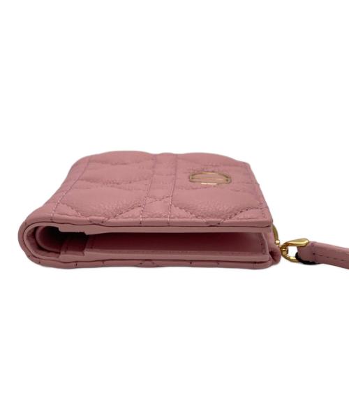 Christian Dior（クリスチャン ディオール）Christian Dior (クリスチャン ディオール) Dior Caro ダリアウォレット ピンクの古着・服飾アイテム