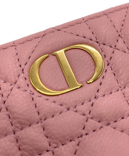 Christian Dior（クリスチャン ディオール）Christian Dior (クリスチャン ディオール) Dior Caro ダリアウォレット ピンクの古着・服飾アイテム