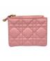 Christian Dior (クリスチャン ディオール) Dior Caro ダリアウォレット ピンク：34000円