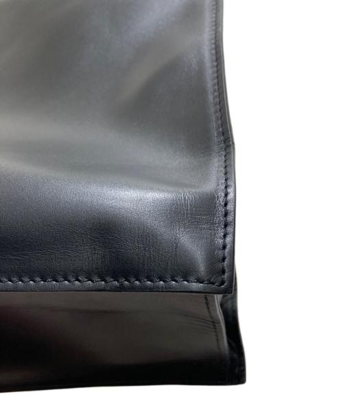 ck Calvin Klein（シーケーカルバンクライン）ck Calvin Klein (シーケーカルバンクライン) レザー2WAYバッグ ブラックの古着・服飾アイテム