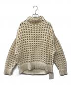 MIESROHEミースロエ）の古着「BIGアイレットニット」｜アイボリー