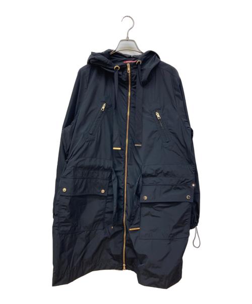 MARINA RINALDI（マリナリナルディ）MARINA RINALDI (マリナリナルディ) フーデッドコート ブラック サイズ:25 未使用品の古着・服飾アイテム