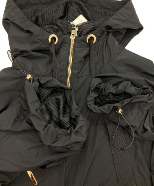 MARINA RINALDI（マリナリナルディ）MARINA RINALDI (マリナリナルディ) フーデッドコート ブラック サイズ:25 未使用品の古着・服飾アイテム