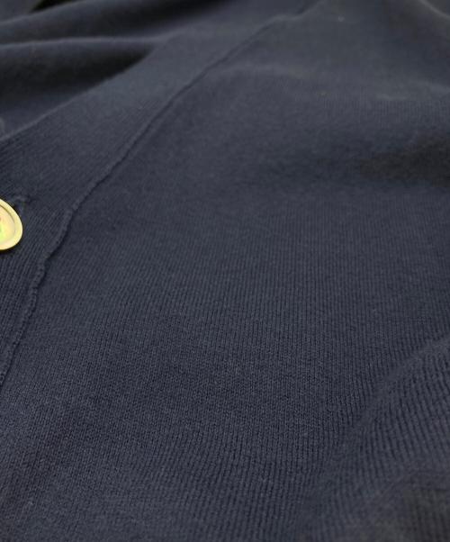 COMME des GARCONS HOMME（コムデギャルソン オム）COMME des GARCONS HOMME (コムデギャルソン オム) 異素材切替カーディガン ネイビー サイズ:Mの古着・服飾アイテム