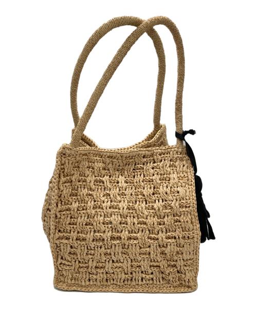 MAISON N.H PARIS（メゾン・エヌ・アッシュ・パリ）MAISON N.H PARIS (メゾン・エヌ・アッシュ・パリ) カゴバッグ ベージュの古着・服飾アイテム