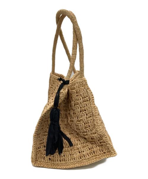 MAISON N.H PARIS（メゾン・エヌ・アッシュ・パリ）MAISON N.H PARIS (メゾン・エヌ・アッシュ・パリ) カゴバッグ ベージュの古着・服飾アイテム