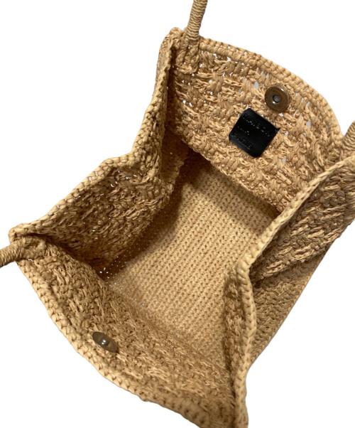 MAISON N.H PARIS（メゾン・エヌ・アッシュ・パリ）MAISON N.H PARIS (メゾン・エヌ・アッシュ・パリ) カゴバッグ ベージュの古着・服飾アイテム