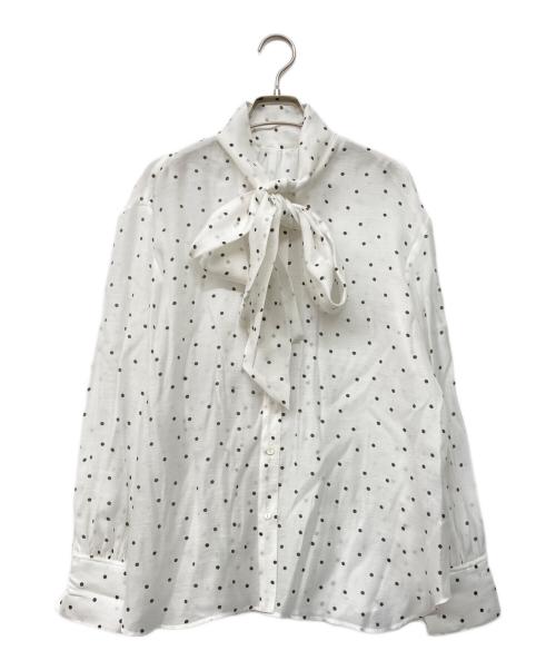SLOBE IENA（スローブ イエナ）SLOBE IENA (スローブ イエナ) 24SS ボウタイブラウス ホワイト サイズ:‐の古着・服飾アイテム