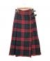 O'NEIL OF DUBLIN（オニールオブダブリン）の古着「KILT SKIRT」｜レッド