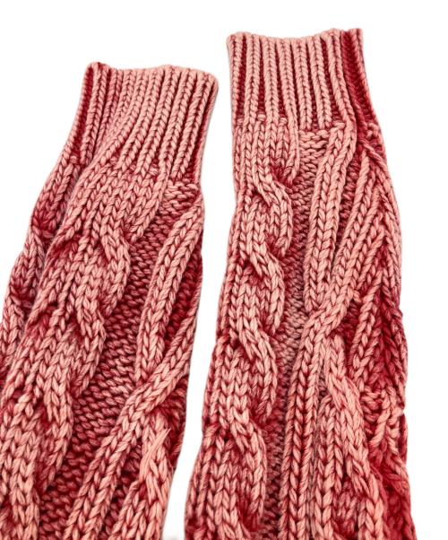 DIESEL（ディーゼル）DIESEL (ディーゼル) K-ELSIUS ケーブルニット ピンク サイズ:Lの古着・服飾アイテム