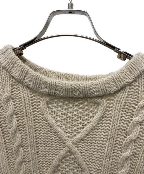 ichi（イチ）ichi (イチ) ウールニット ベージュ サイズ:Freeの古着・服飾アイテム