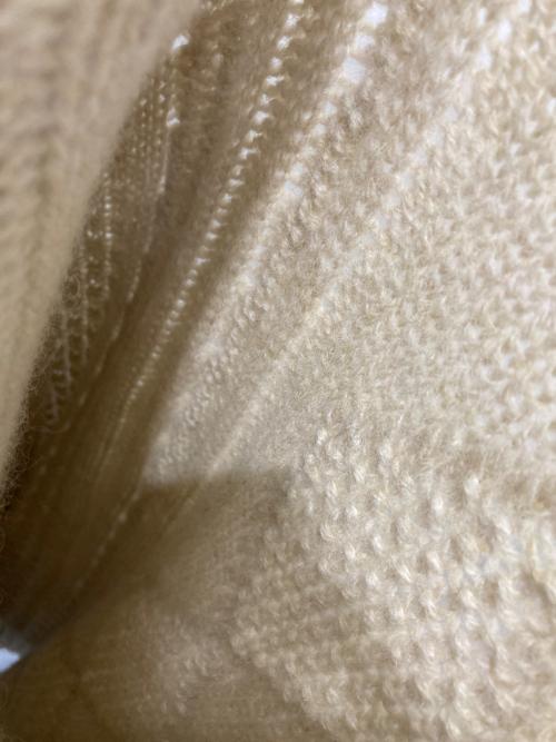 ichi（イチ）ichi (イチ) ウールニット ベージュ サイズ:Freeの古着・服飾アイテム