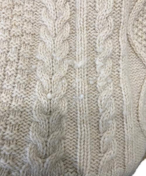 ichi（イチ）ichi (イチ) ウールニット ベージュ サイズ:Freeの古着・服飾アイテム