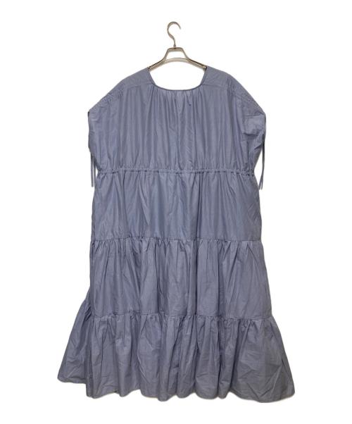 meri（ミーリー）meri (ミーリー) ティアードボリュームワンピ ライトブルー サイズ:Fの古着・服飾アイテム