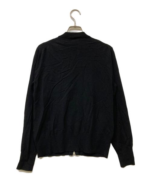 theory（セオリー）theory (セオリー) CLEAN BOMBER KNIT2 ブラック サイズ:Sの古着・服飾アイテム