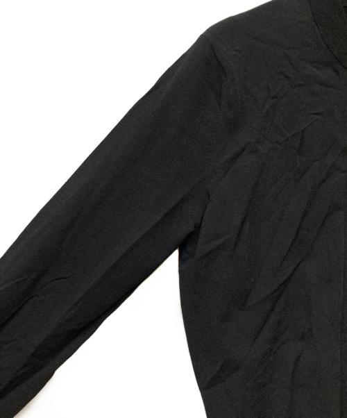 theory（セオリー）theory (セオリー) CLEAN BOMBER KNIT2 ブラック サイズ:Sの古着・服飾アイテム