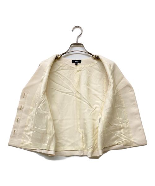 theory（セオリー）theory (セオリー) Oxford Crepe CL Slim Vest アイボリー サイズ:Sの古着・服飾アイテム