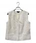 theory（セオリー）の古着「Oxford Crepe CL Slim Vest」｜アイボリー