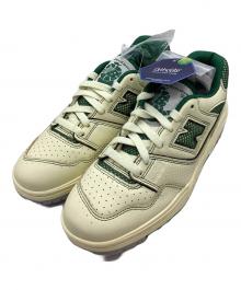 NEW BALANCE×Aime Leon Dore（ニューバランス×エメレオンドレ）の古着「ローカットスニーカー」｜アイボリー×グリーン